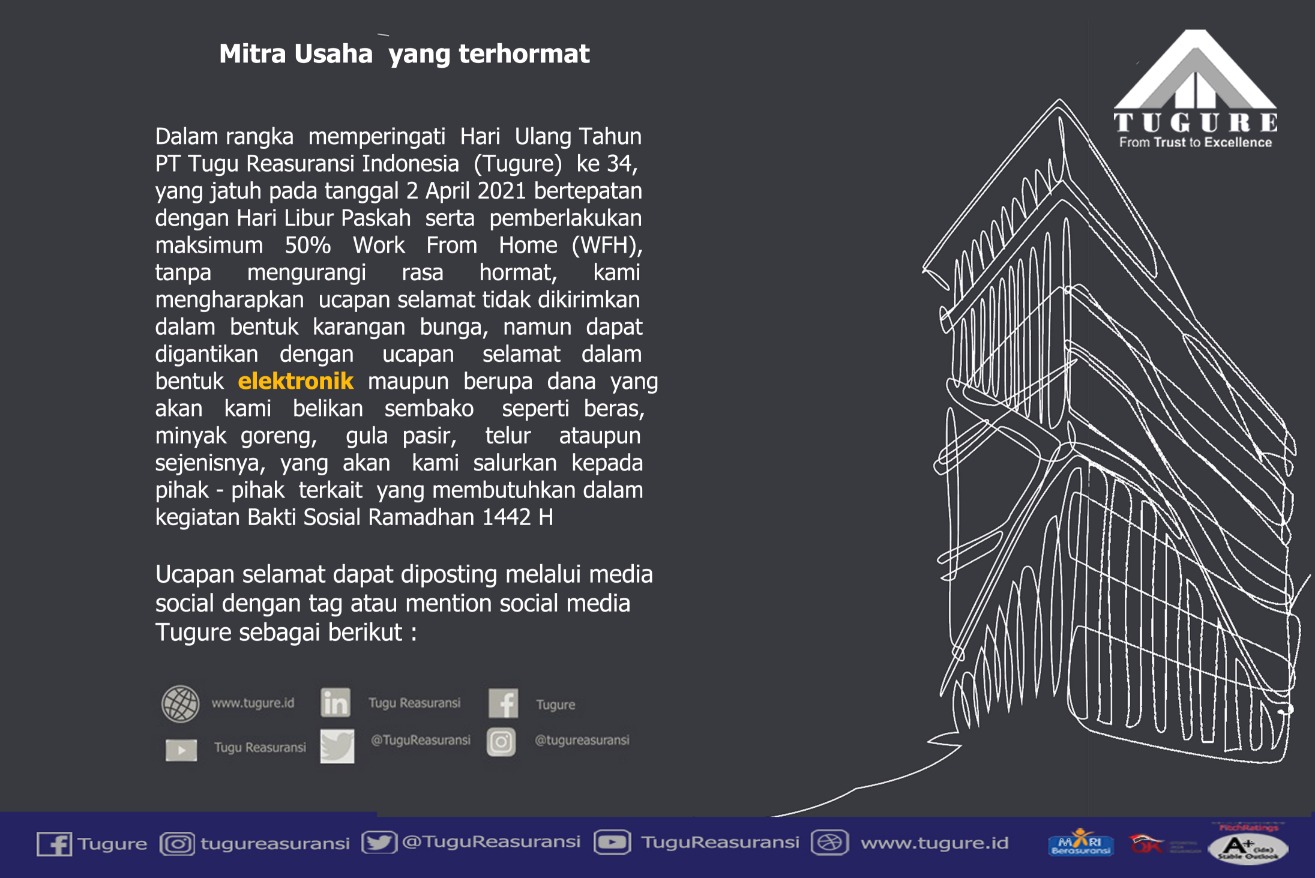  Informasi Perayaan HUT Tugure Ke-34