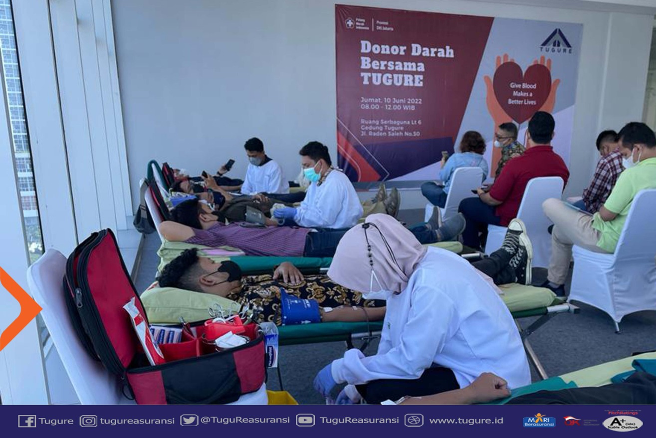 Tugure Holds Joint Blood Donation