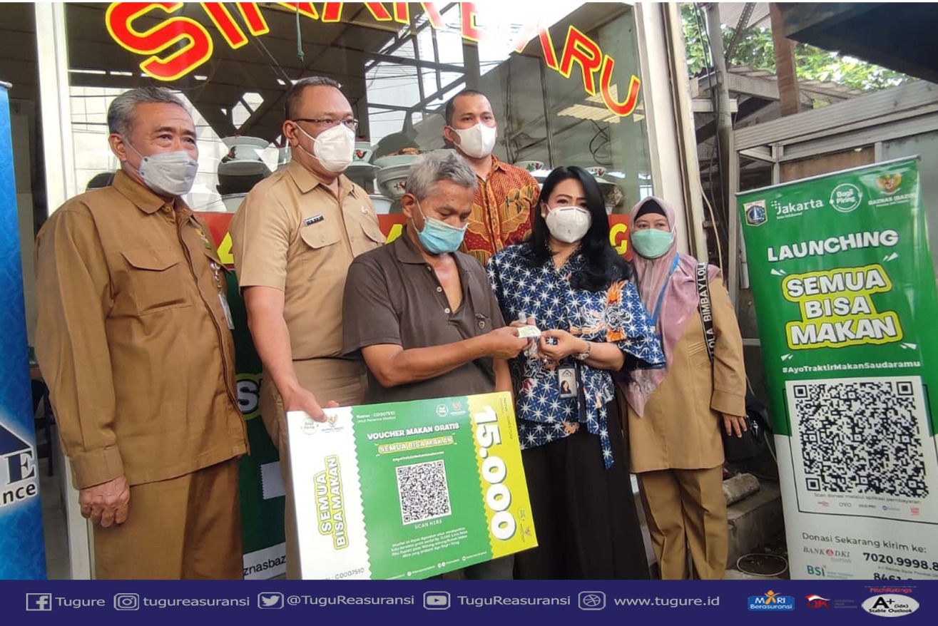 Tugure Berikan 1.260 Makanan Gratis Melalui Program "Semua Bisa Makan"